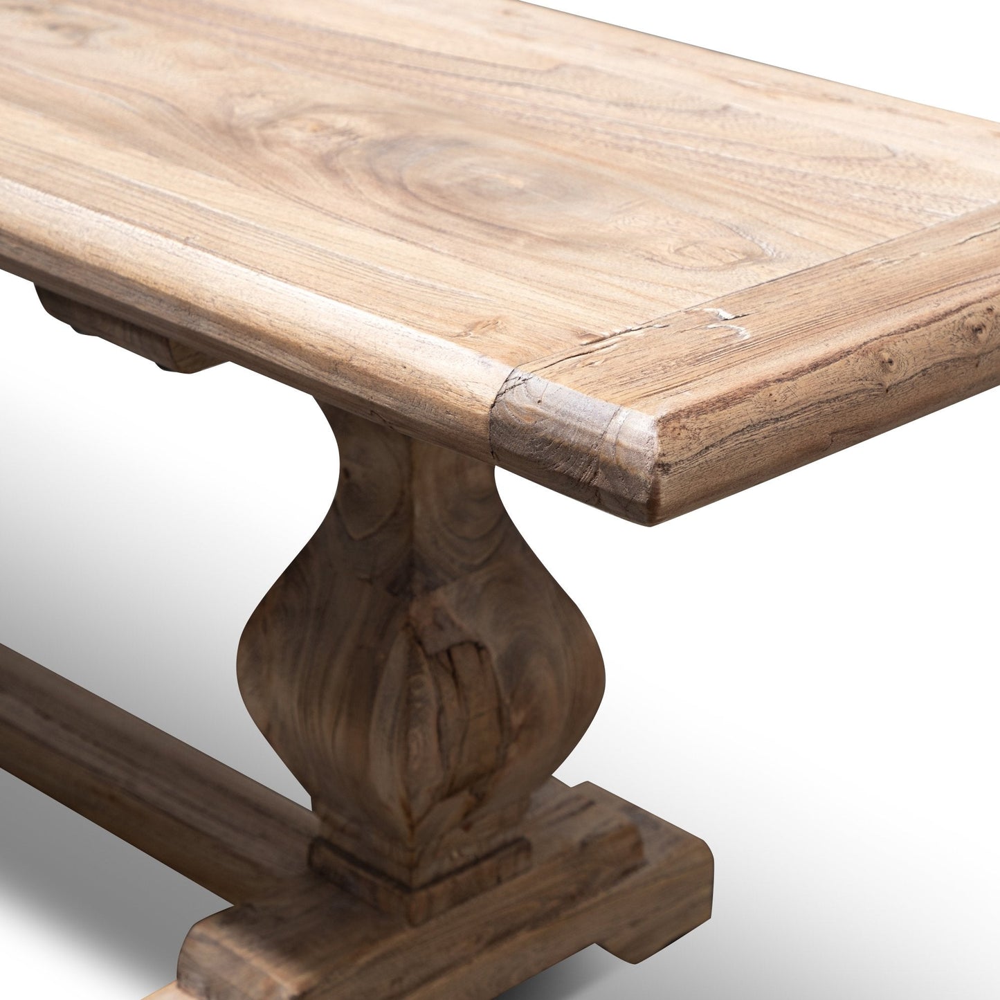Titan Reclaimed 2.4m ELM Wood Bench - Natural