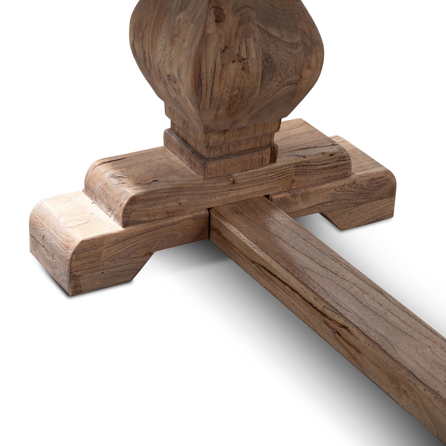Titan Reclaimed 2.4m ELM Wood Bench - Natural