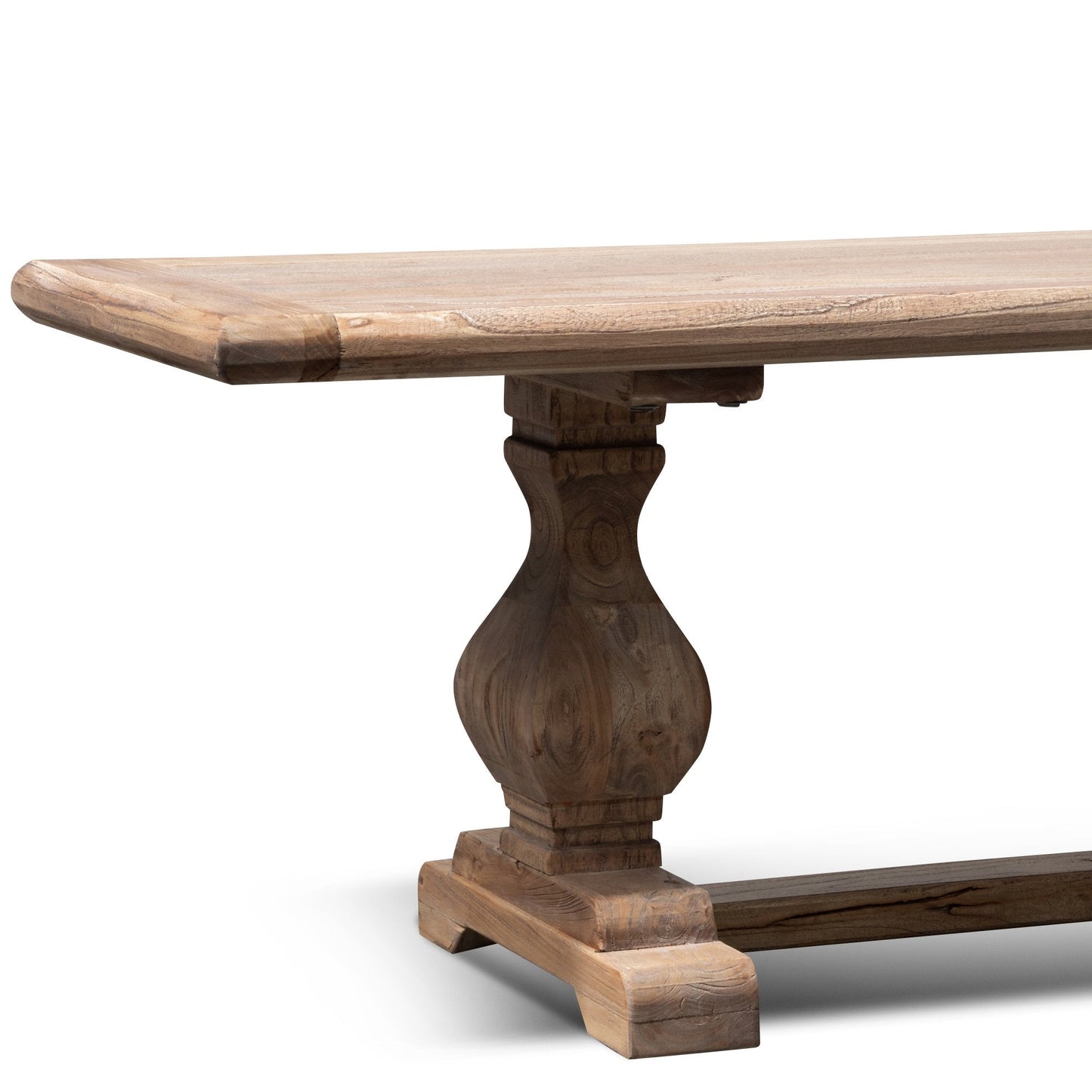 Titan Reclaimed 2.4m ELM Wood Bench - Natural