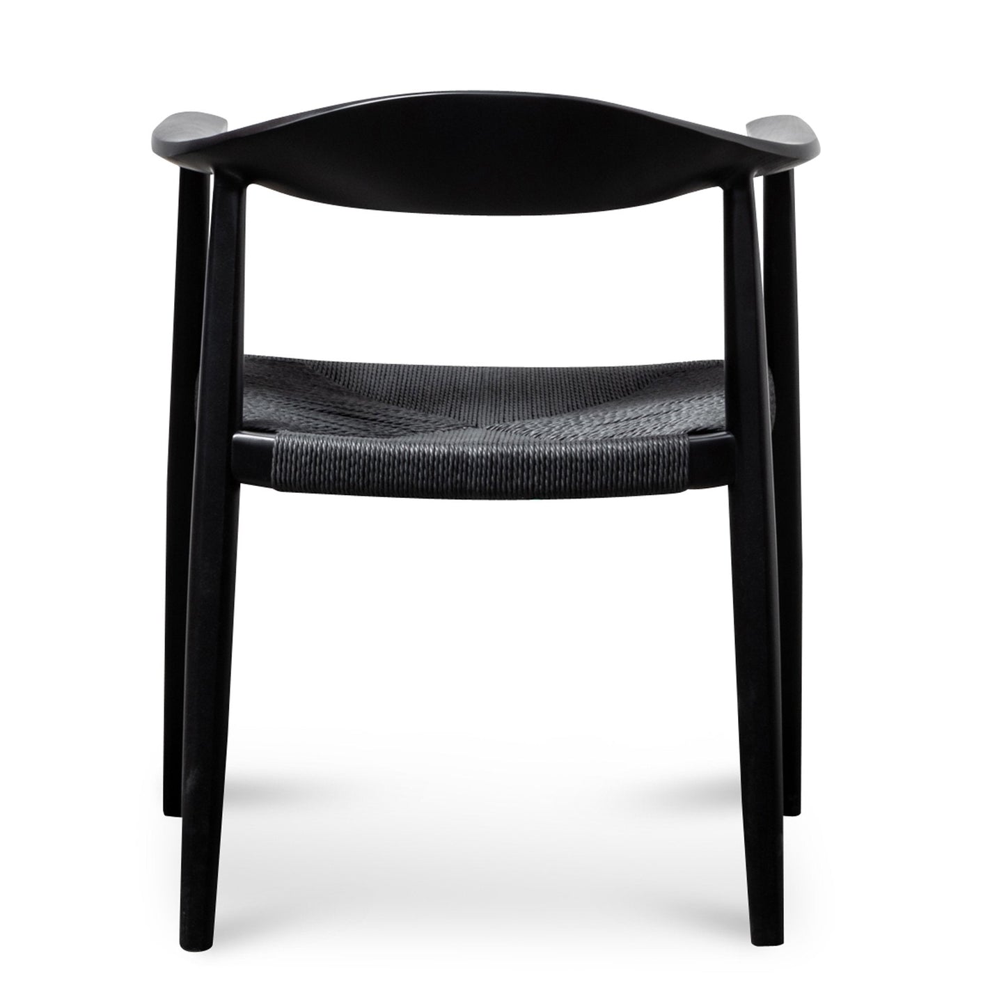 Ex Display - Sunday Round Dining Armchair - Full Black