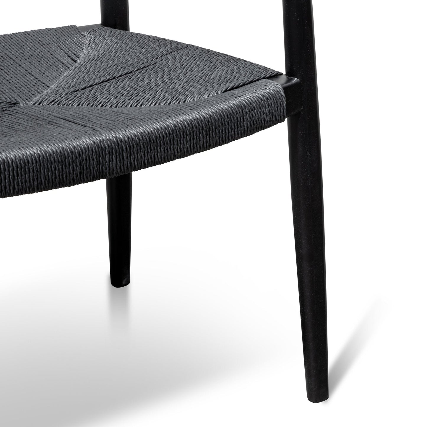 Ex Display - Sunday Round Dining Armchair - Full Black