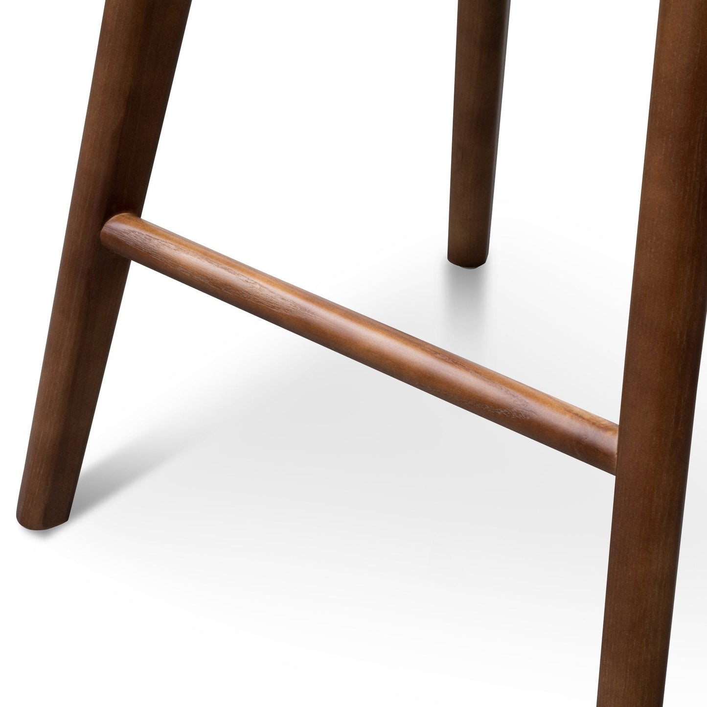 Set of 2 - Bethan 65cm Wooden Bar stool - Walnut