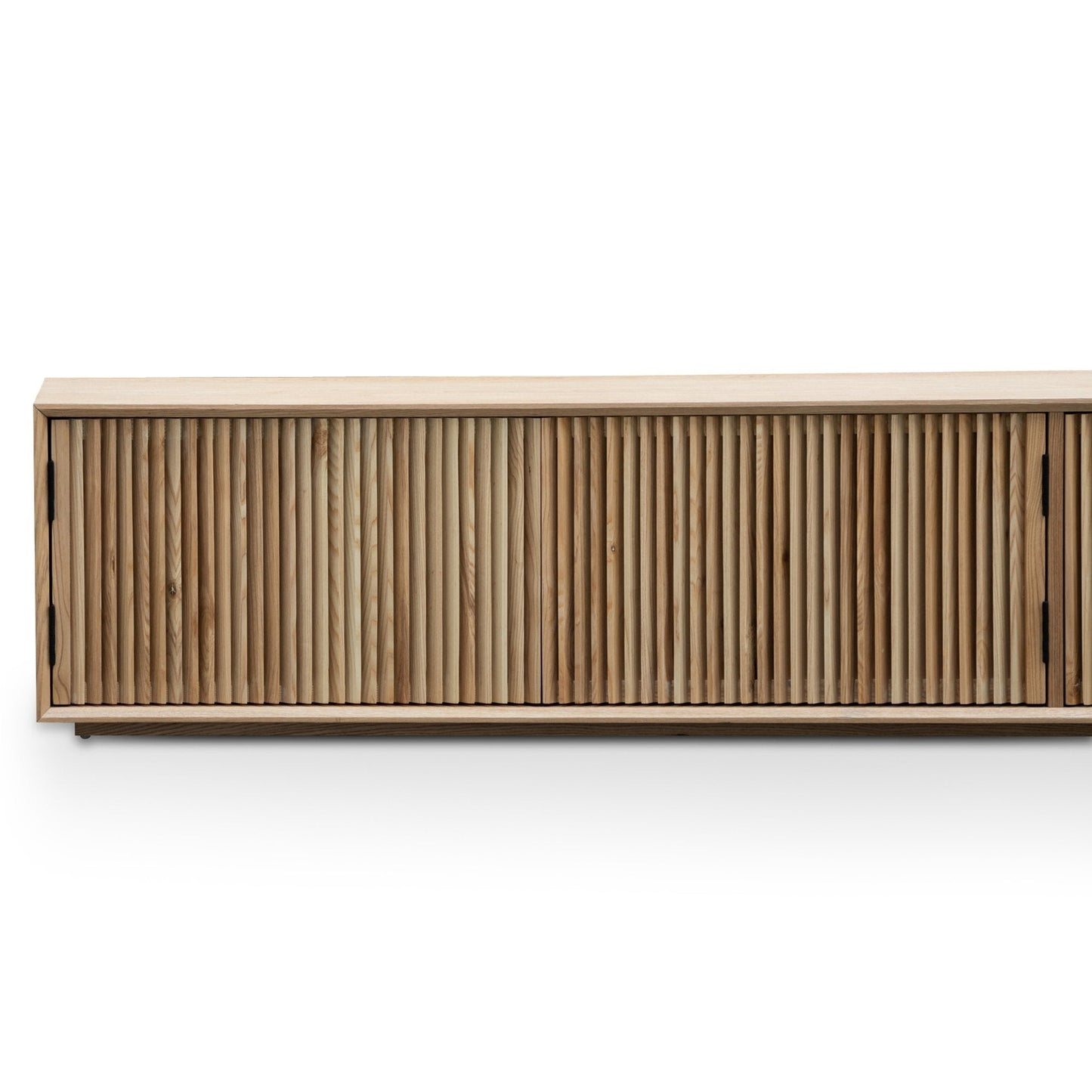 2m Wooden TV Entertainment Unit - Natural Ash