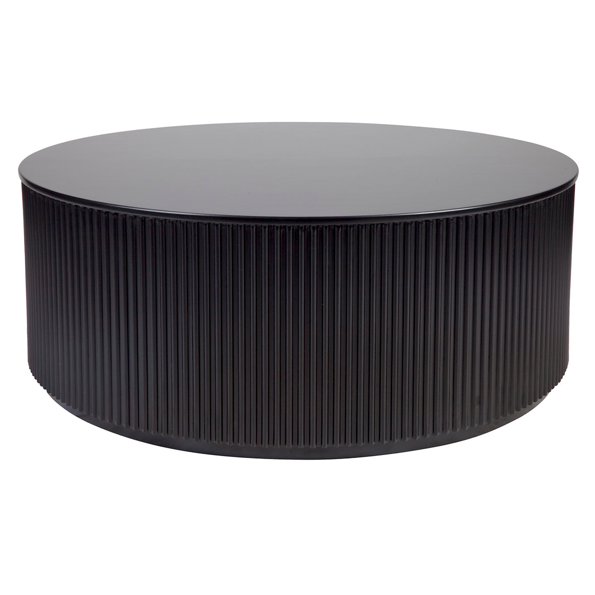 Nomad Round Coffee Table - Black