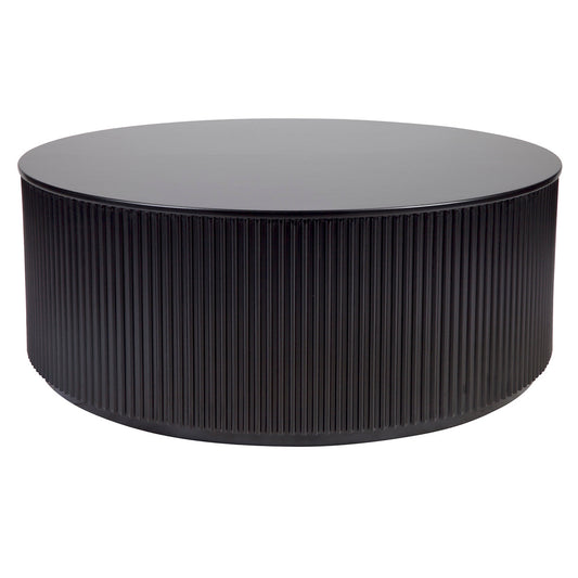 Nomad Round Coffee Table - Black