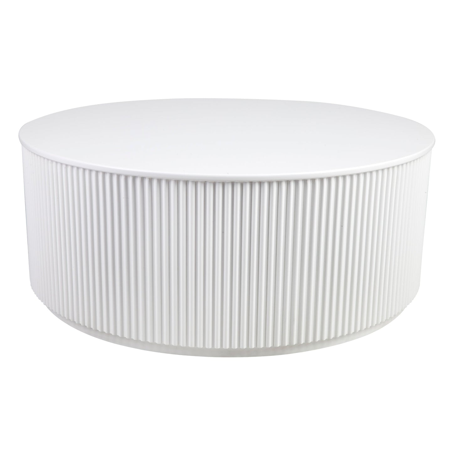 Nomad Round Coffee Table - White