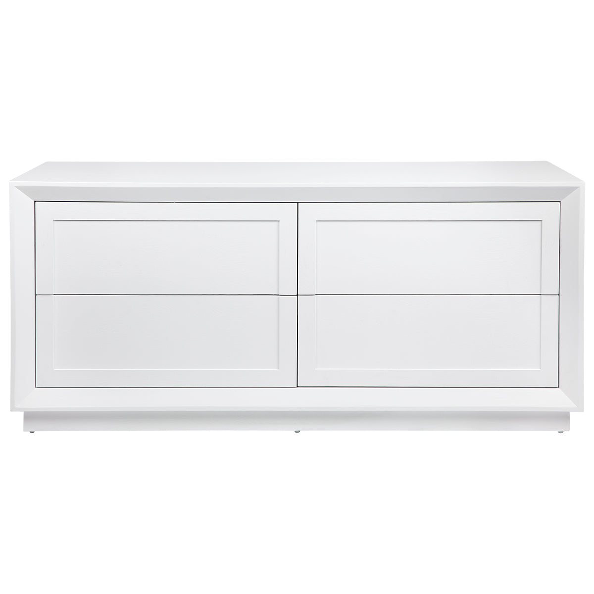 Balmain Oak Chest - White