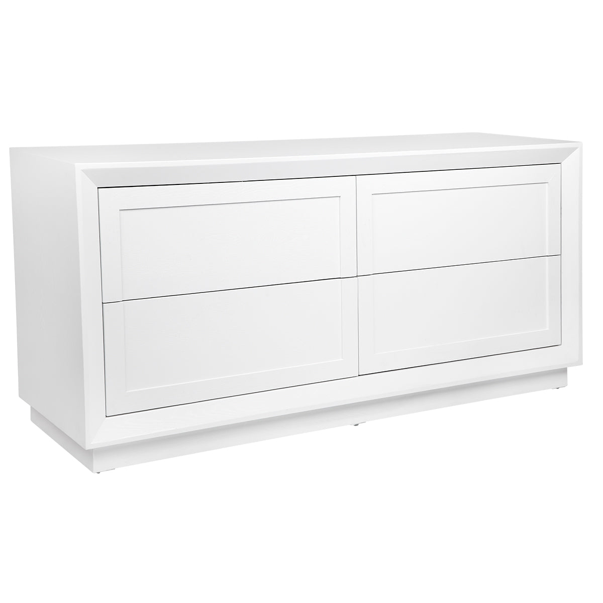 Balmain Oak Chest - White