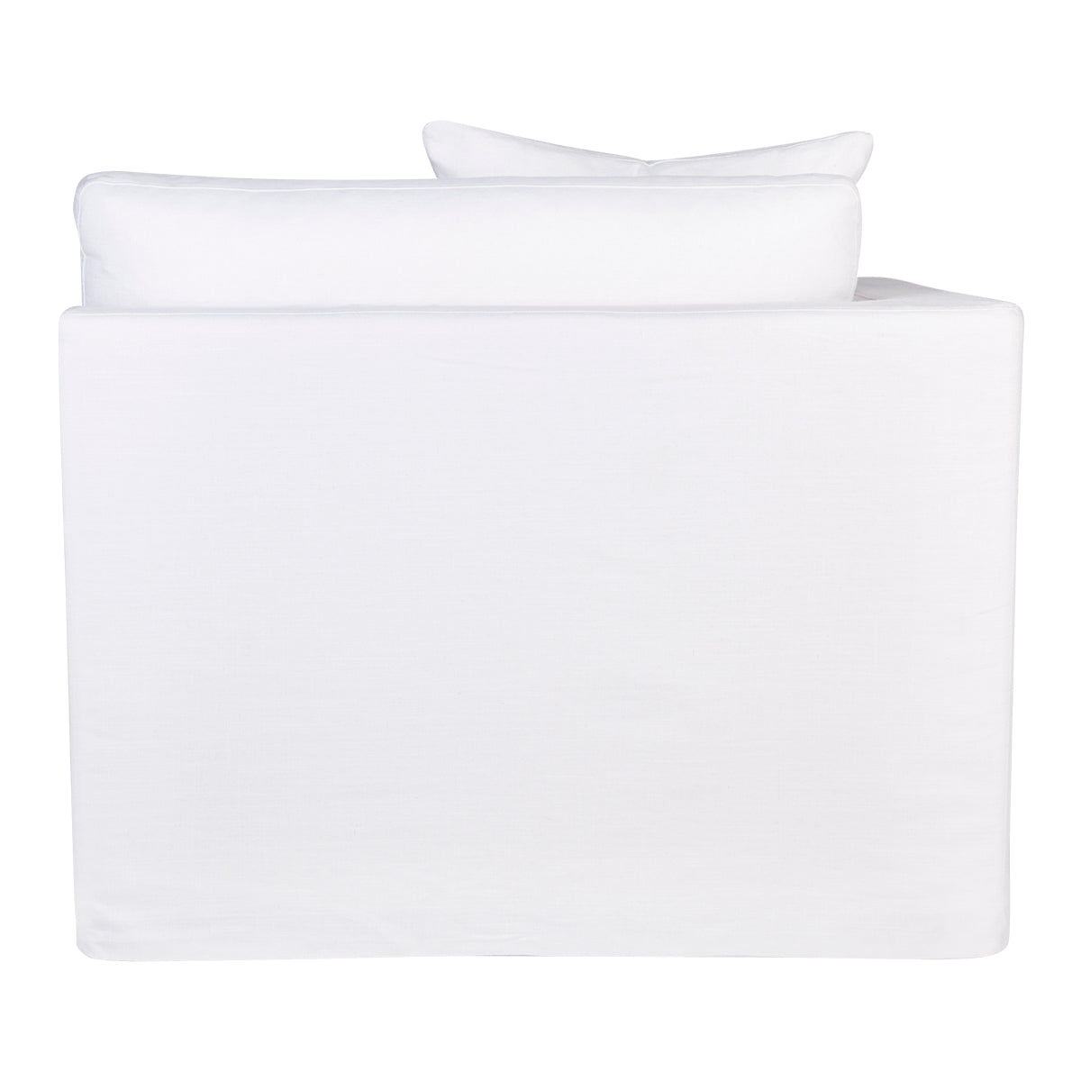 Birkshire Slip Cover Left Arm Facing Seat - White Linen
