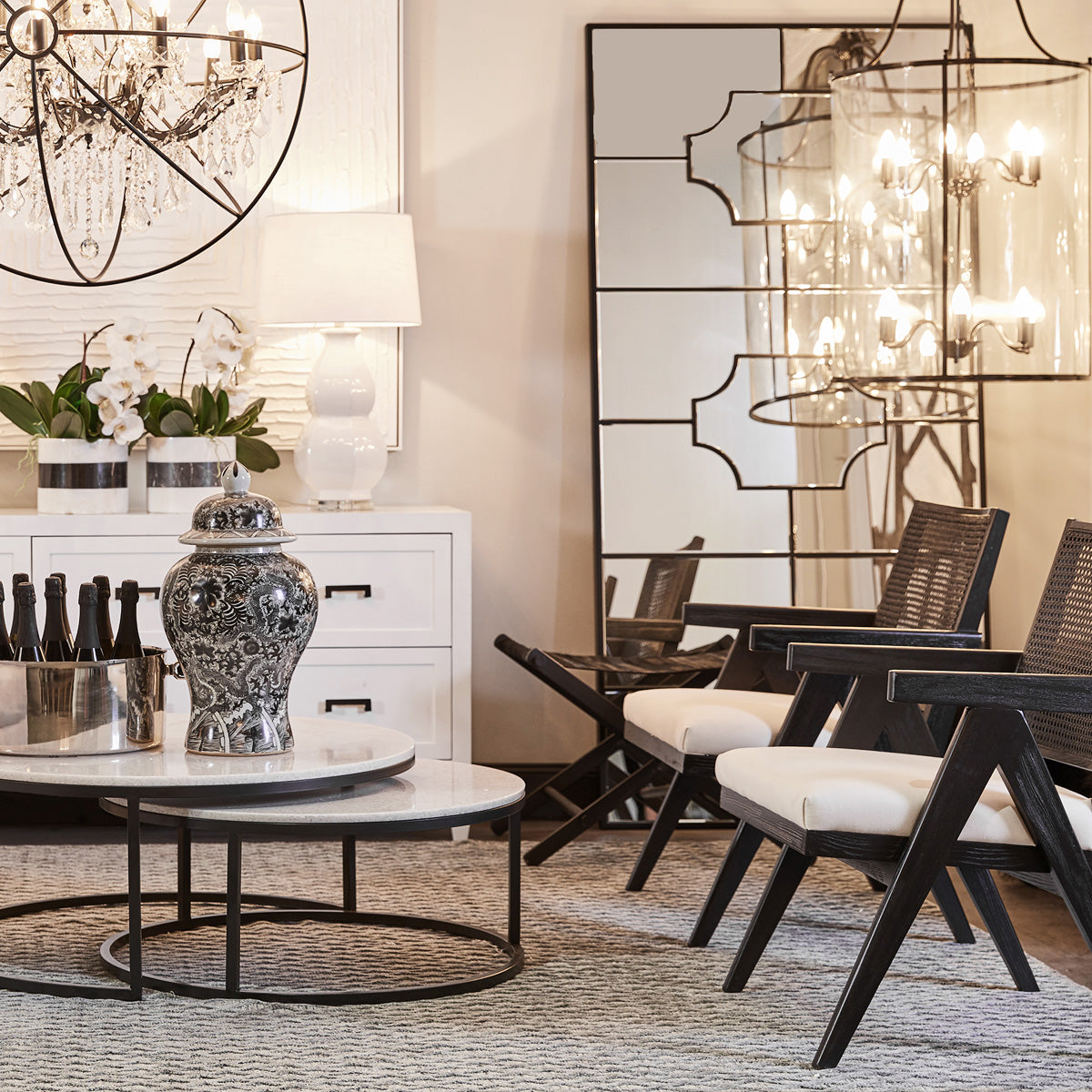 Boyd Floor Mirror - Black