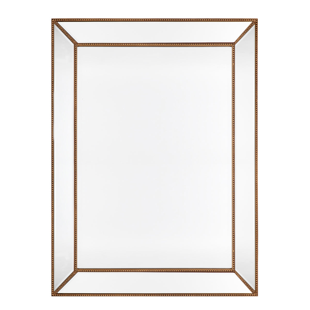 Zeta Wall Mirror - Large Antique Gold