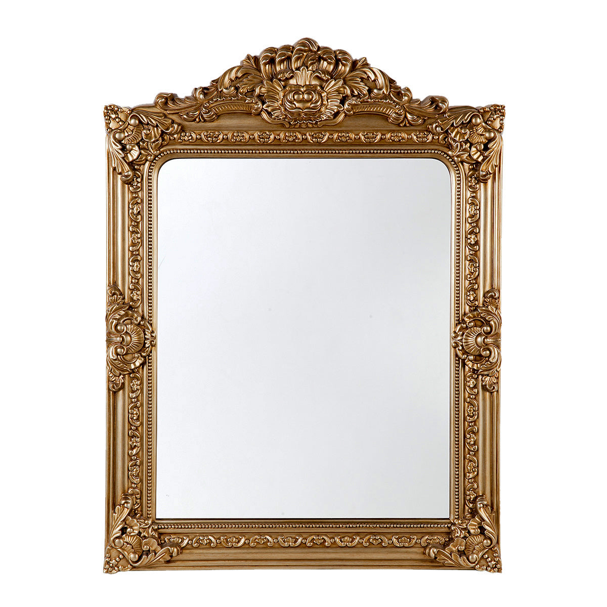 RETURNS STOCK - BRAND NEW - Elizabeth Wall Mirror - Antique Gold
