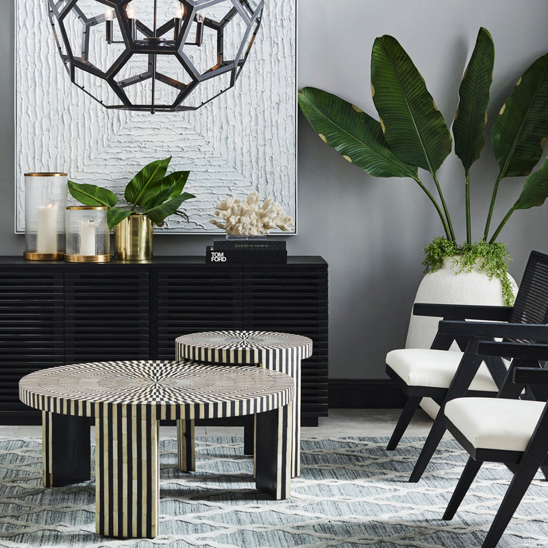 White Vortex Oil On Canvas Painting - Large