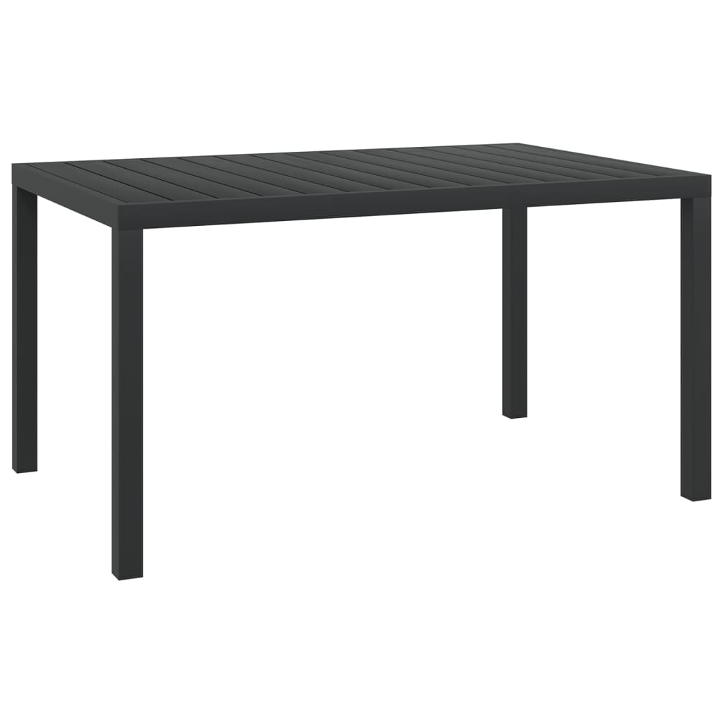 Garden Table Aluminium And Wpc