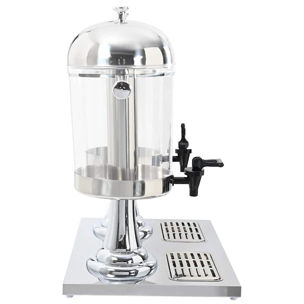 Double Juice Dispenser Stainless Steel 2 X 8 L