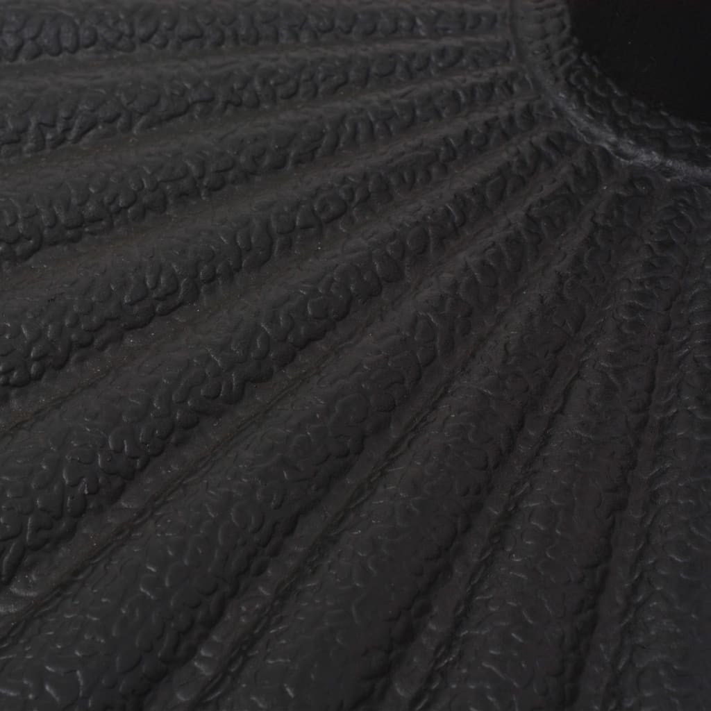 Parasol Base Resin Round Black