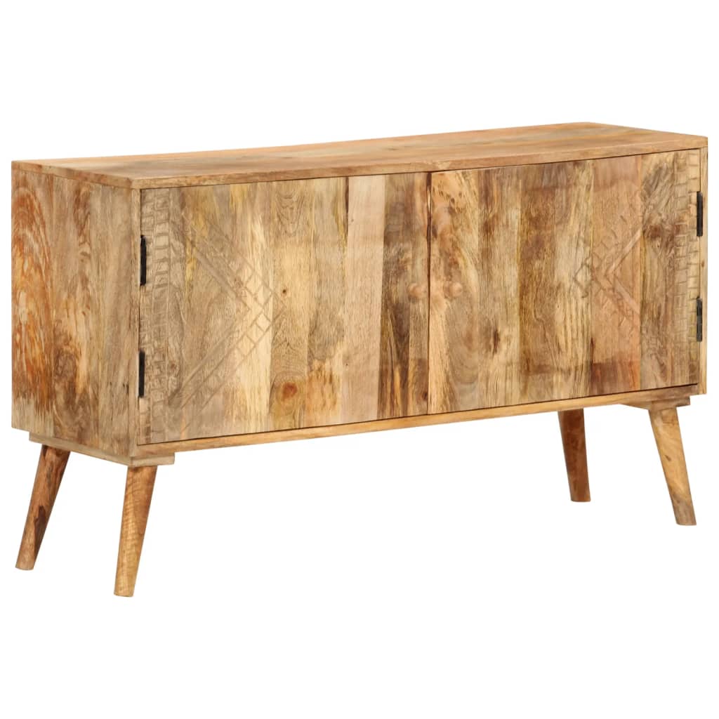 Sideboard Solid Mango Wood 110X30X60 Cm