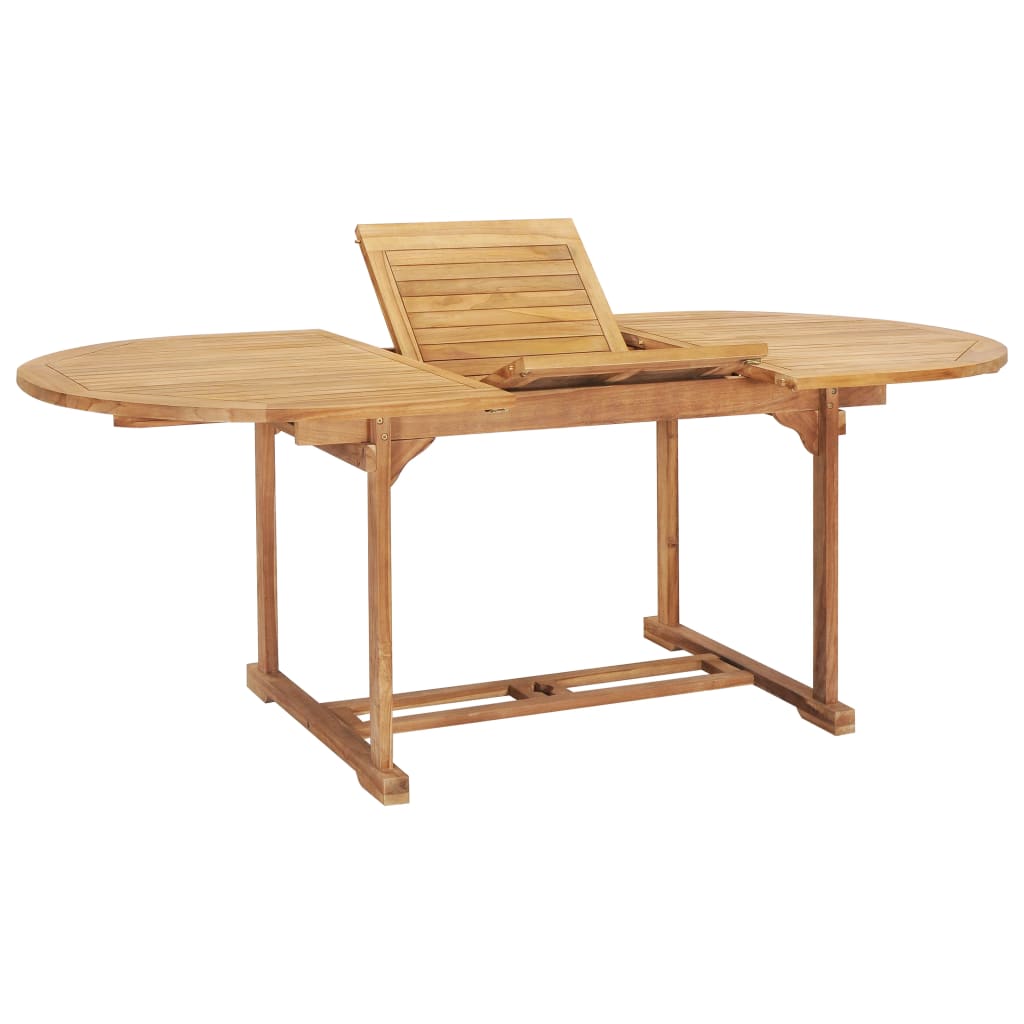 Extending Garden Table 110- Solid Wood Teak