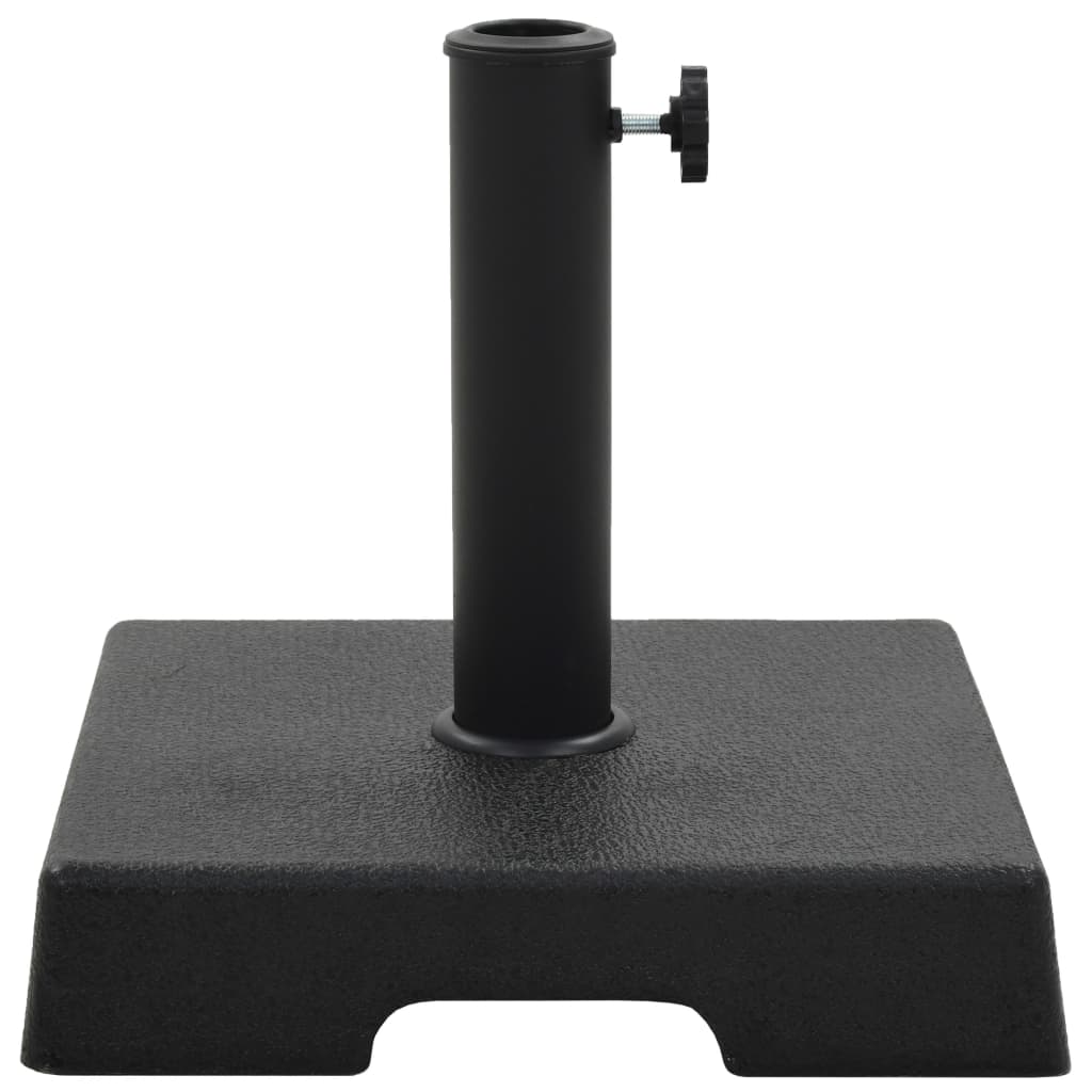 Parasol Base Polyresin Black