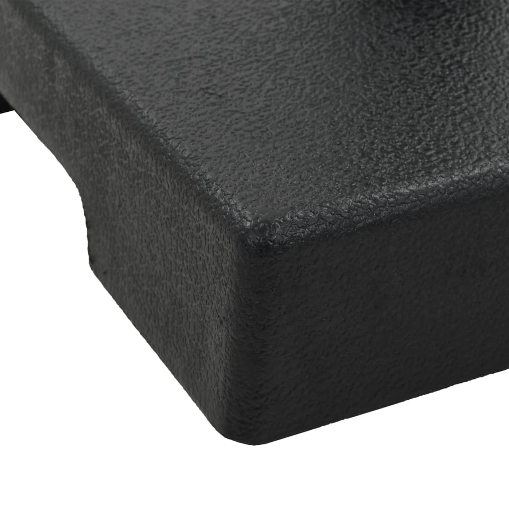 Parasol Base Polyresin Black