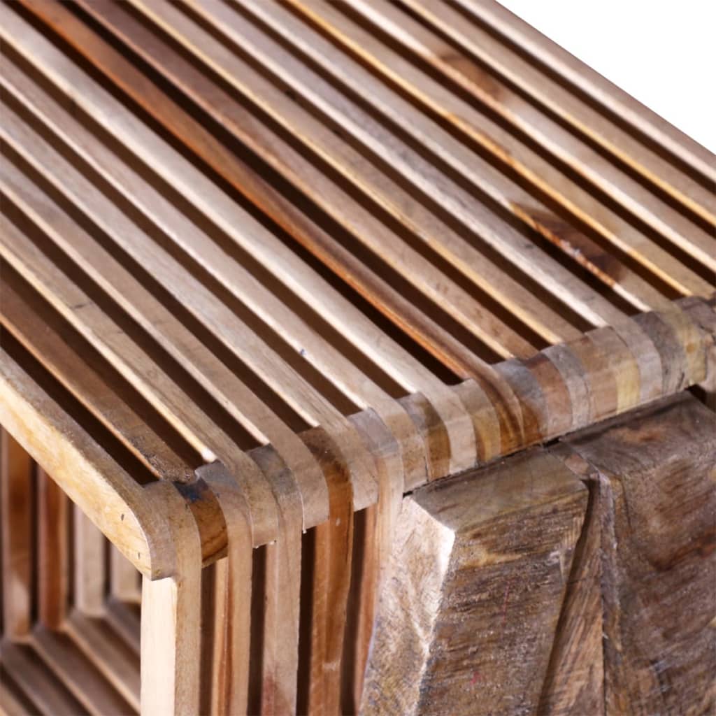 Tv Cabinet With 3 Shelves Stackable Reclaimed Teak