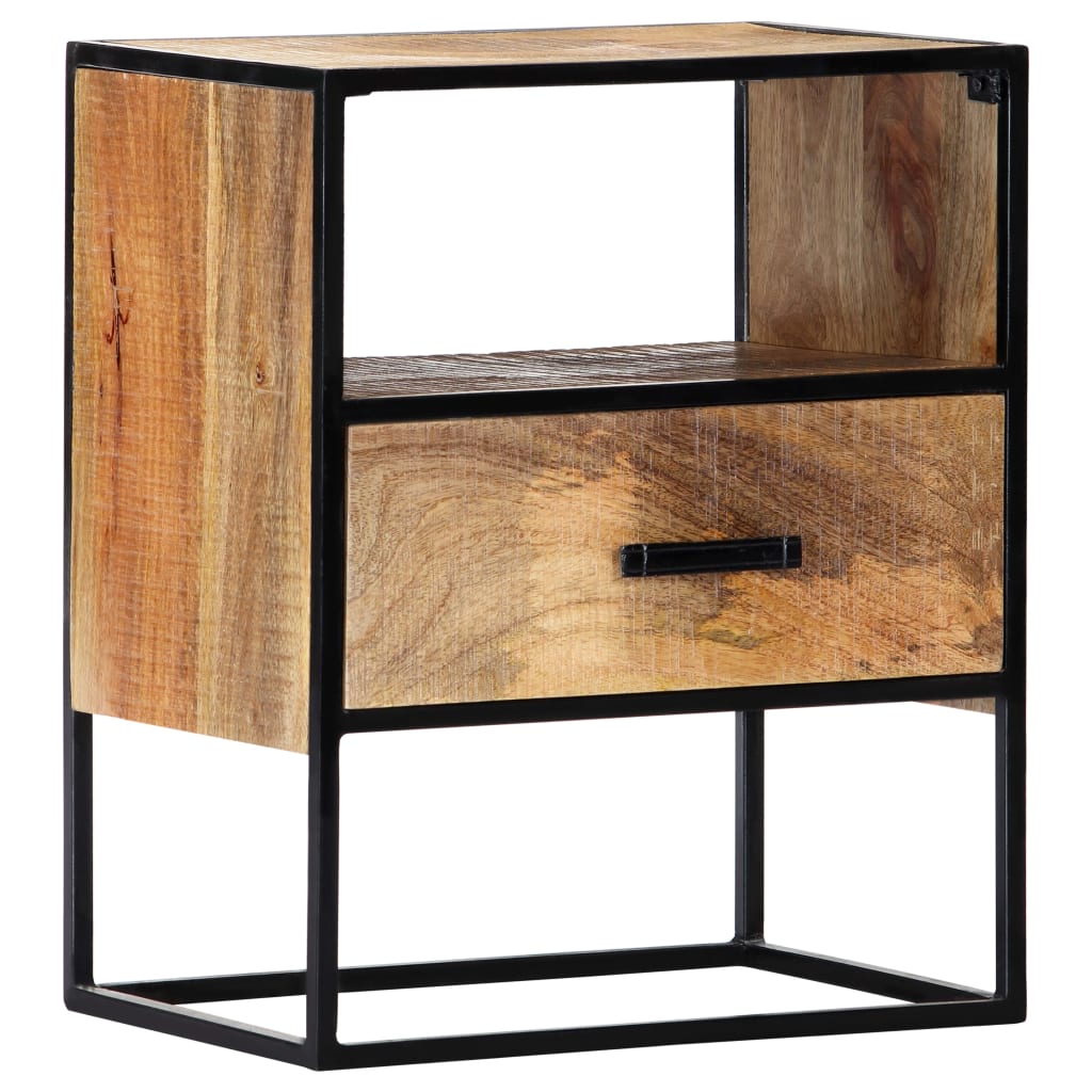Nightstand 40X30X50 Cm Solid Mango Wood
