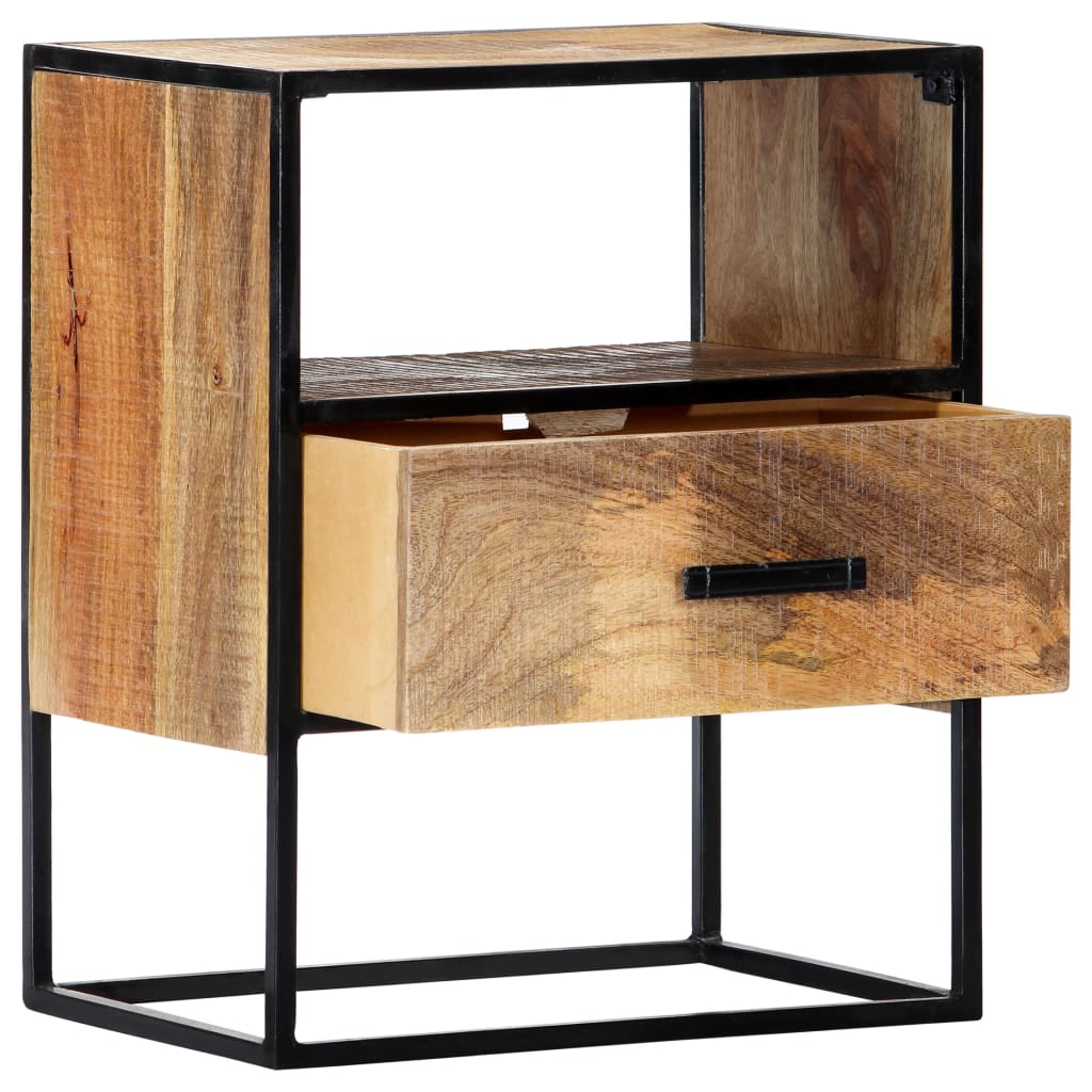 Nightstand 40X30X50 Cm Solid Mango Wood