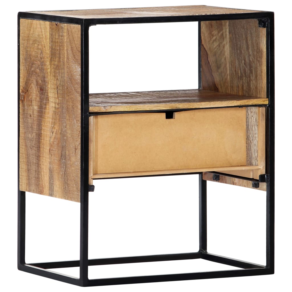 Nightstand 40X30X50 Cm Solid Mango Wood