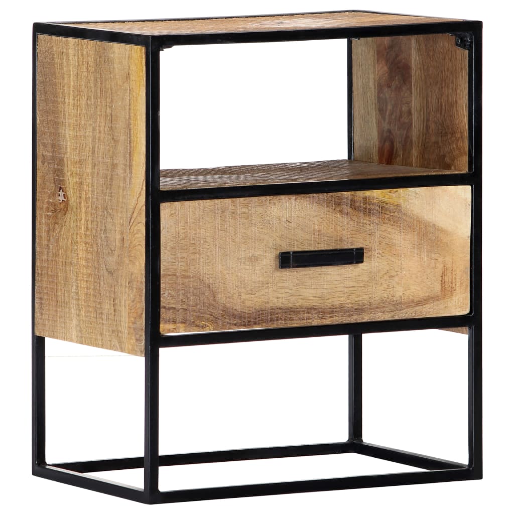 Nightstand 40X30X50 Cm Solid Mango Wood