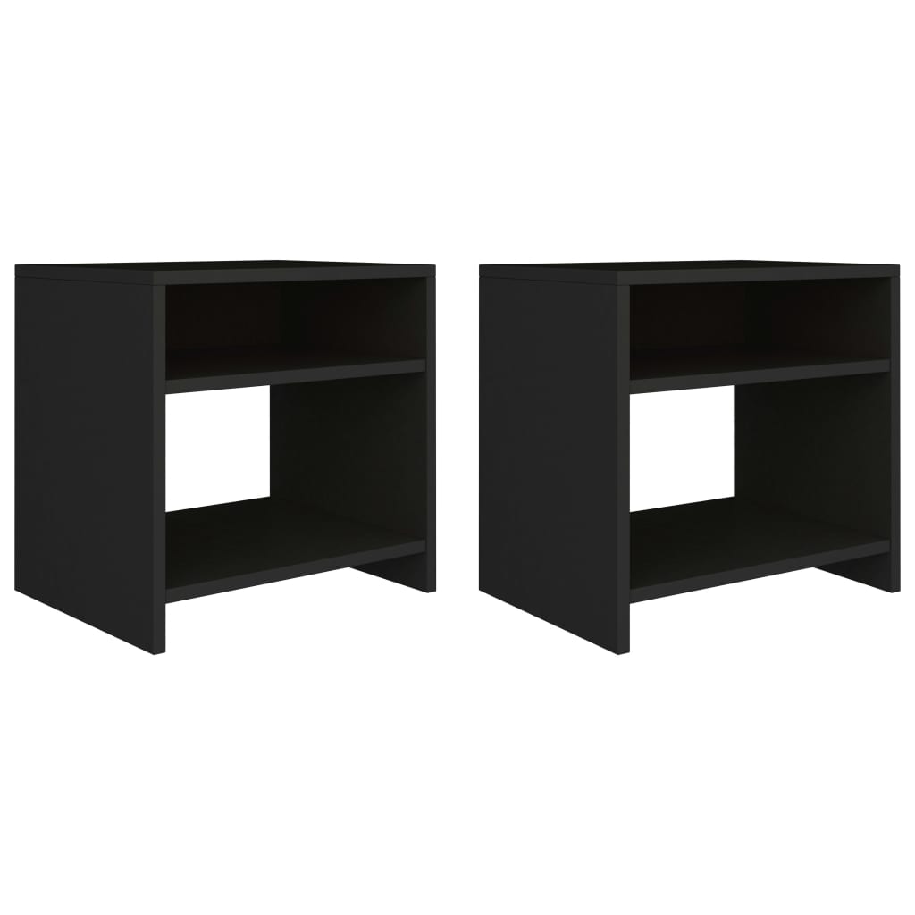 Bedside Cabinets 2 Pcs 40X30X40 Cm Engineered Wood