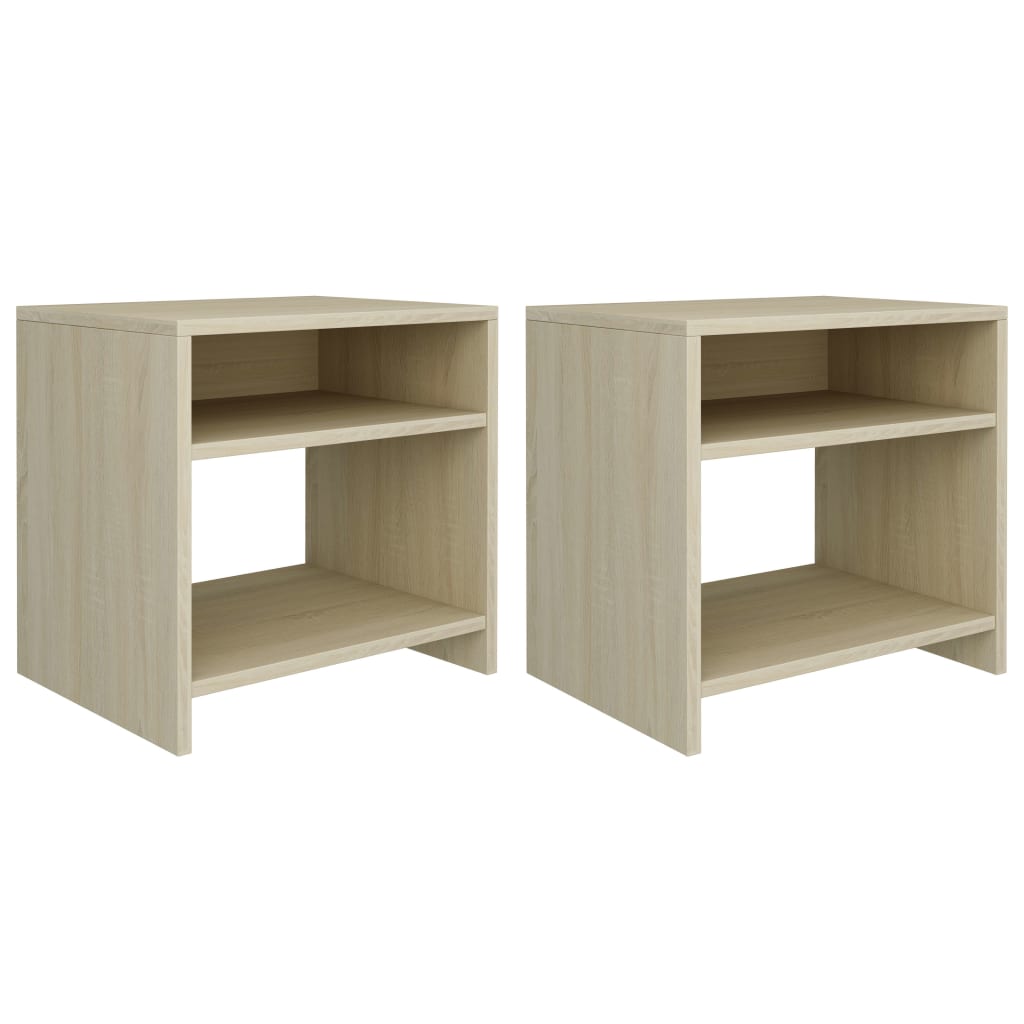 Bedside Cabinets 2 Pcs 40X30X40 Cm Engineered Wood