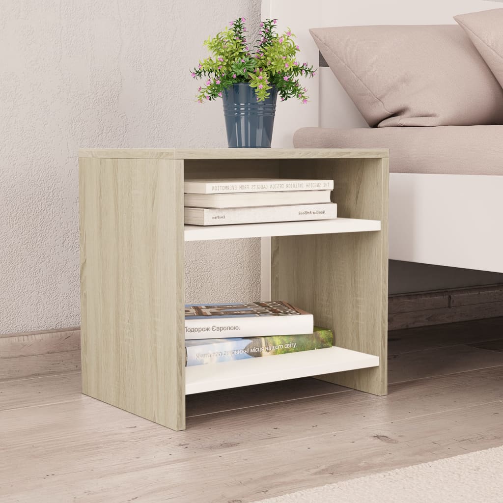Bedside Cabinets 2 Pcs 40X30X40 Cm Engineered Wood