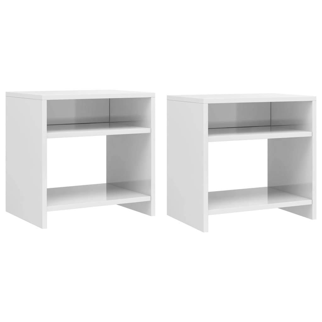 Bedside Cabinets 2 Pcs 40X30X40 Cm Engineered Wood