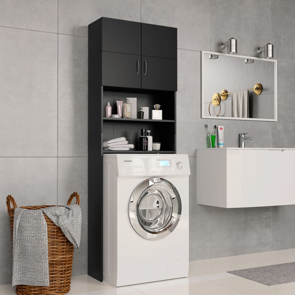 Washing Machine Cabinet 64X25.5X190 Cm