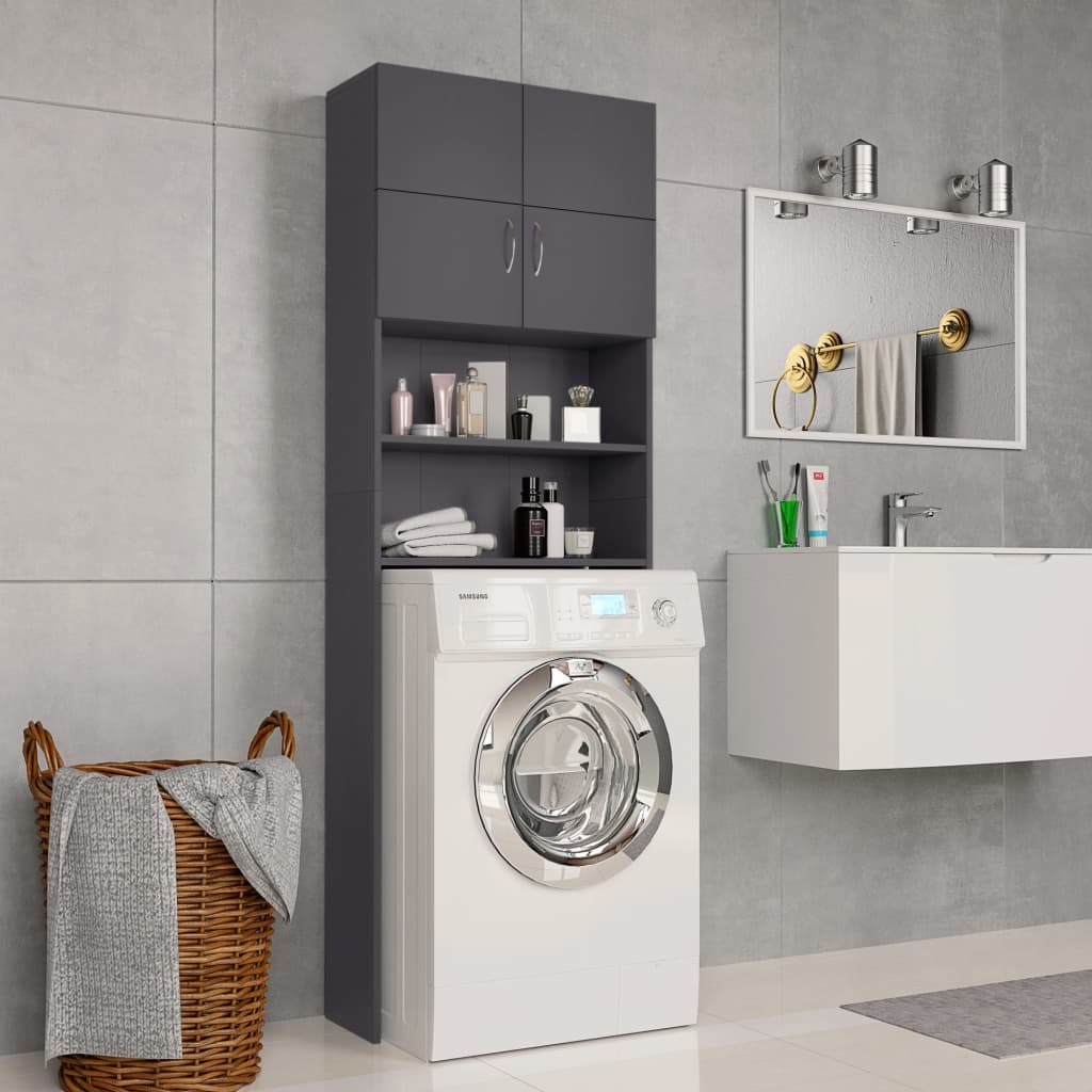 Washing Machine Cabinet 64X25.5X190 Cm