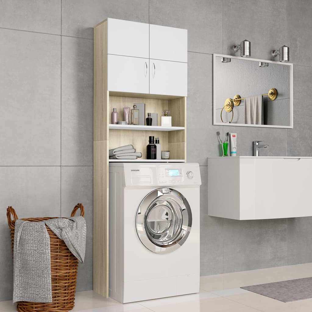 Washing Machine Cabinet 64X25.5X190 Cm