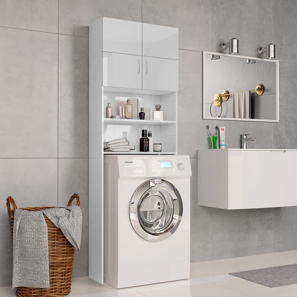 Washing Machine Cabinet 64X25.5X190 Cm