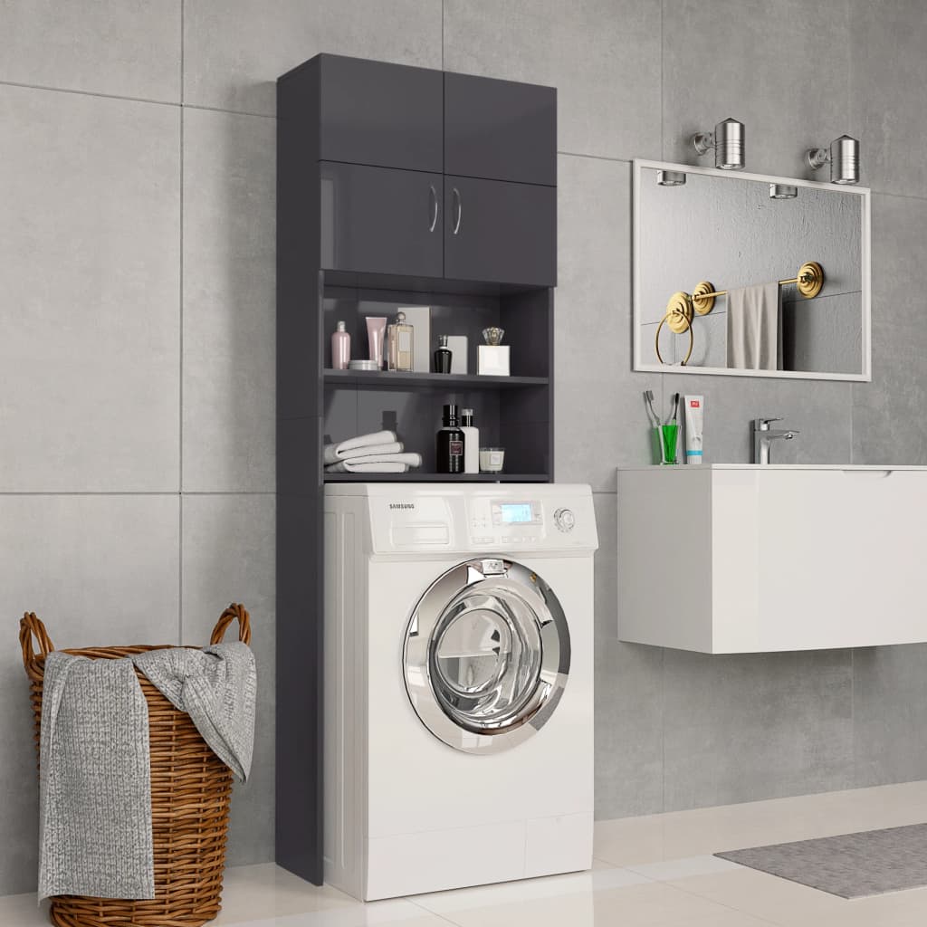 Washing Machine Cabinet 64X25.5X190 Cm