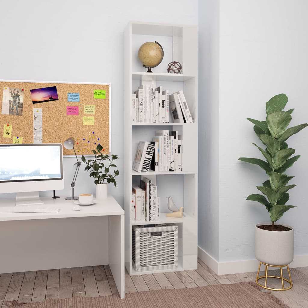 Book Cabinet/Room Divider 45X24X159 Cm Engineered Wood