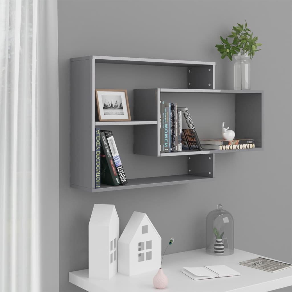 Wall Shelf 104X20X58.5 Cm Engineered Wood