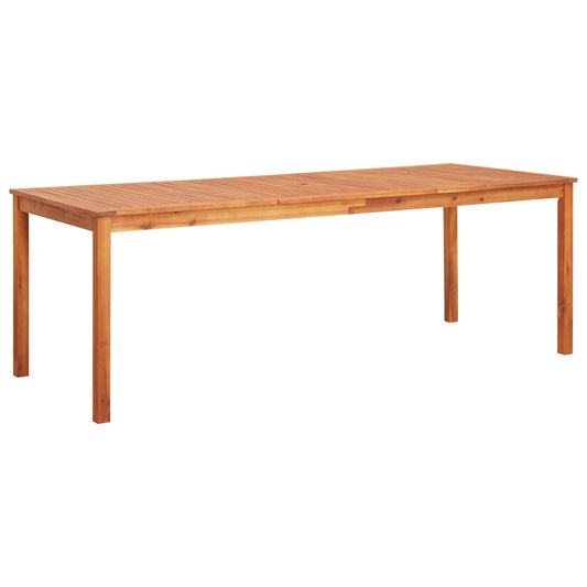 Garden Table Solid Acacia Wood