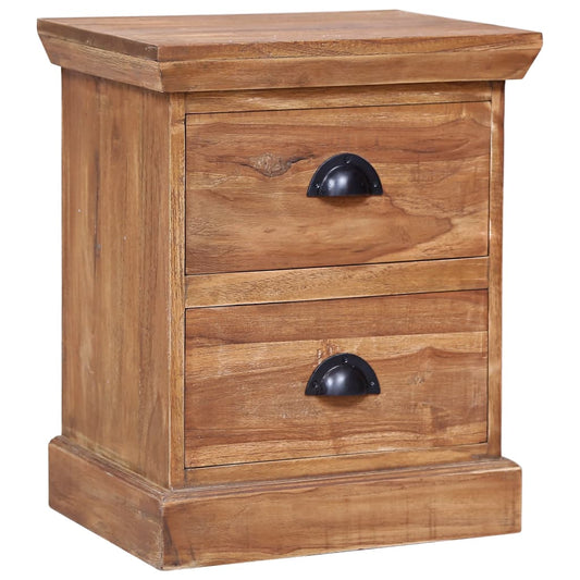 Bedside Cabinet 40X30X50 Cm Solid Teak
