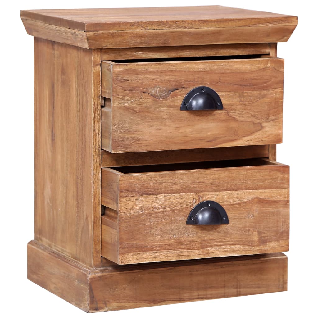 Bedside Cabinet 40X30X50 Cm Solid Teak