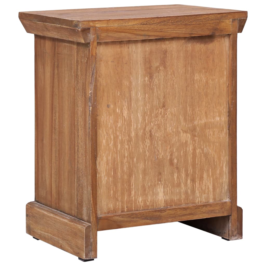 Bedside Cabinet 40X30X50 Cm Solid Teak