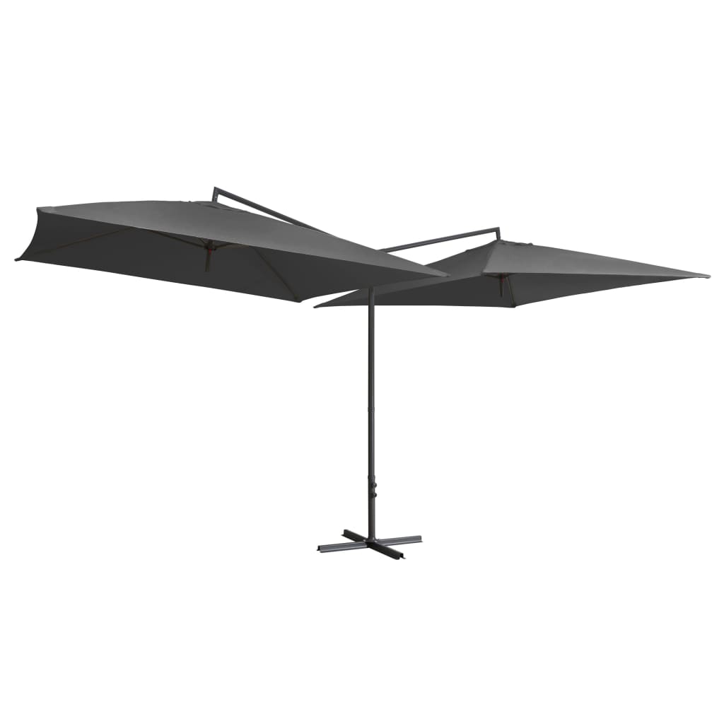 Double Parasol With Steel Pole 250X250 Cm