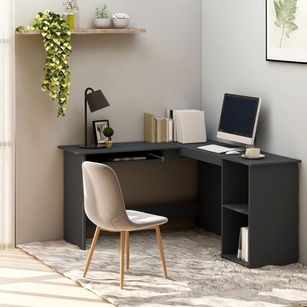 Corner Desk 120X140X75 Cm Engineered Wood