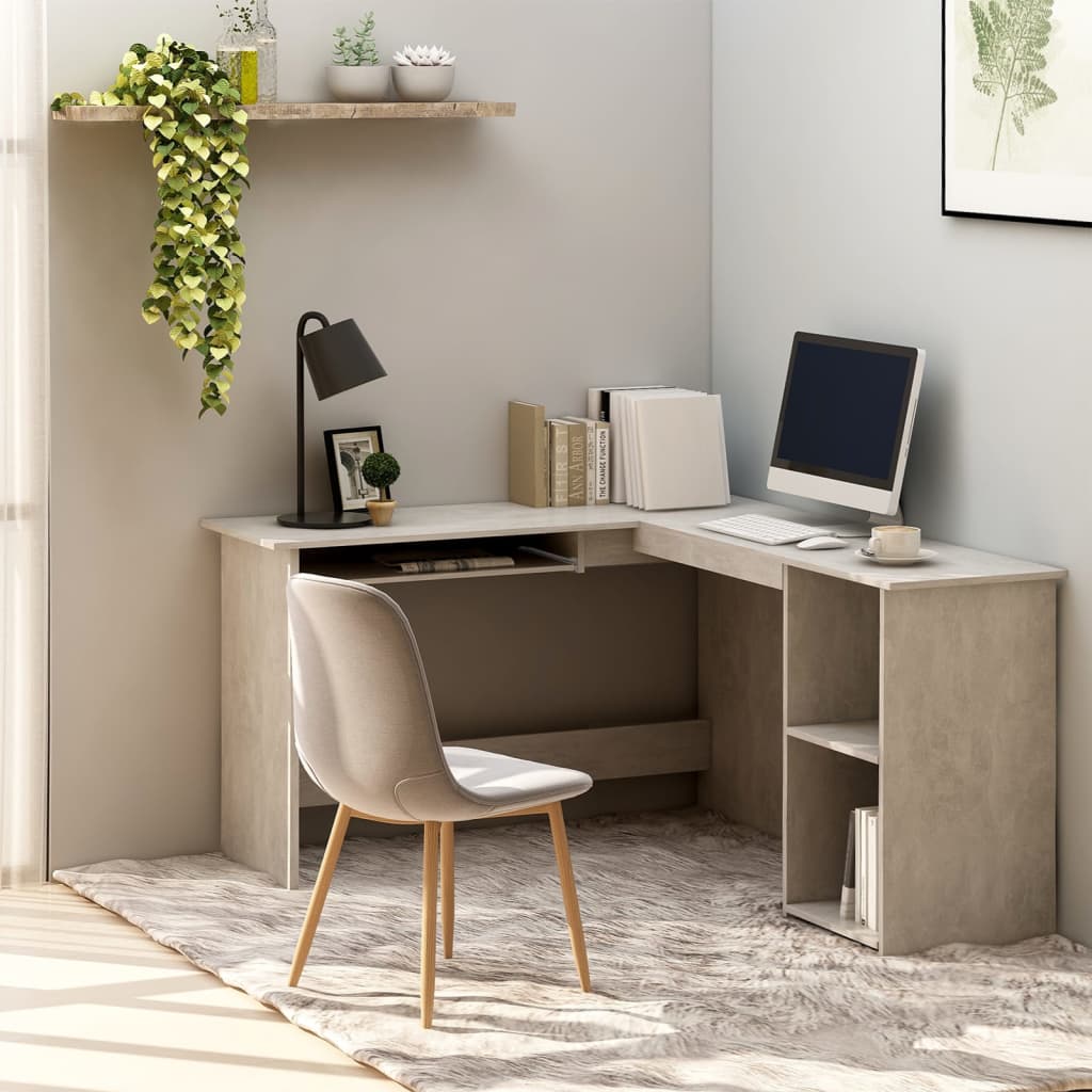 Corner Desk 120X140X75 Cm Engineered Wood