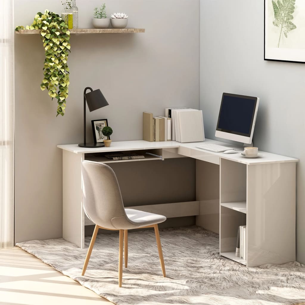 Corner Desk 120X140X75 Cm Engineered Wood