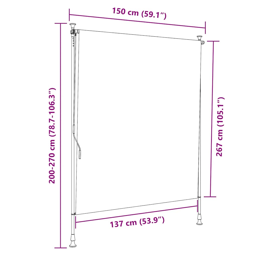 Outdoor Roller Blind