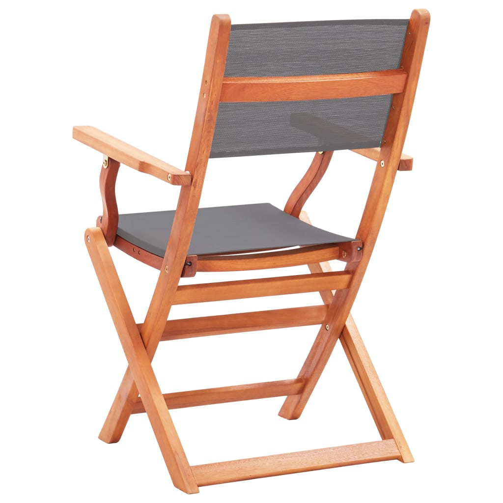 5 Piece Outdoor Dining Set Solid Eucalyptus Wood
